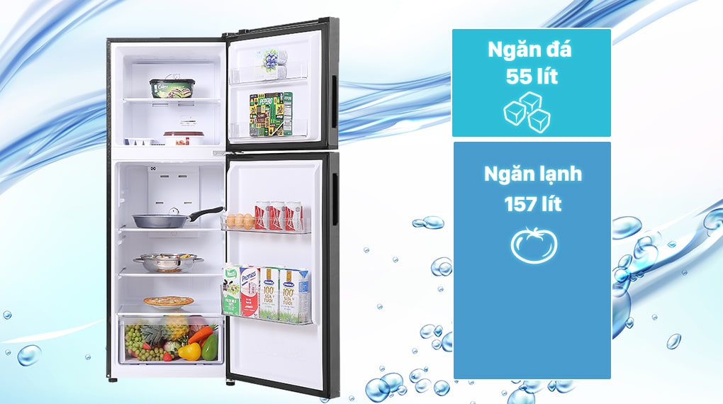 Tủ lạnh Aqua Inverter 212 lít AQR-T239FA(HB)