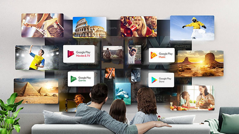 Hệ điều hành Android OS - Android Tivi TCL 4K 43 inch 43T65