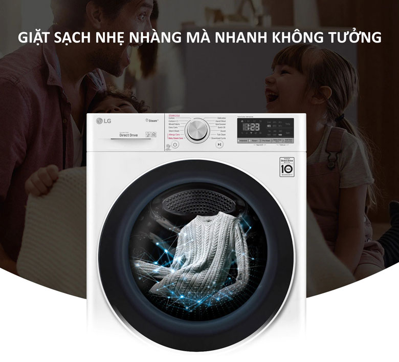 Máy giặt LG Inverter 9 kg FV1209S5W