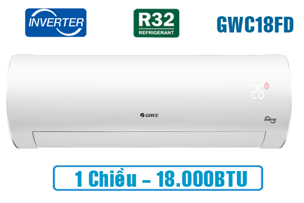 Gree GWC18FD-K6D9A1W, Điều hòa Gree 18000BTU inverter 1 chiều