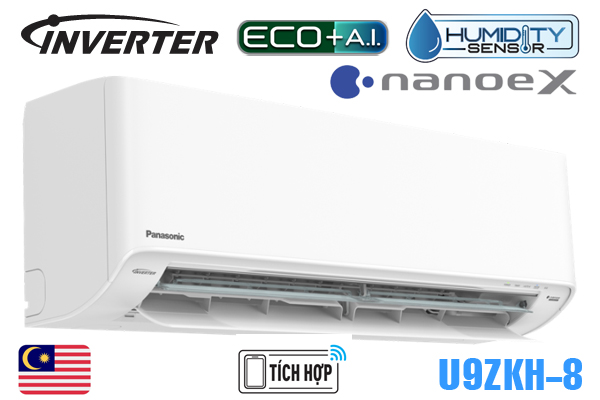 Panasonic U9ZKH-8, Điều hòa Panasonic 9000BTU 1 chiều inverter