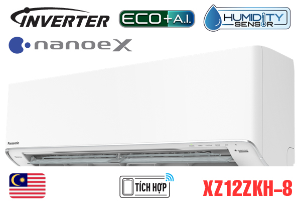 Panasonic XZ12ZKH-8, Điều hòa Panasonic 2 chiều inverter 12000BTU