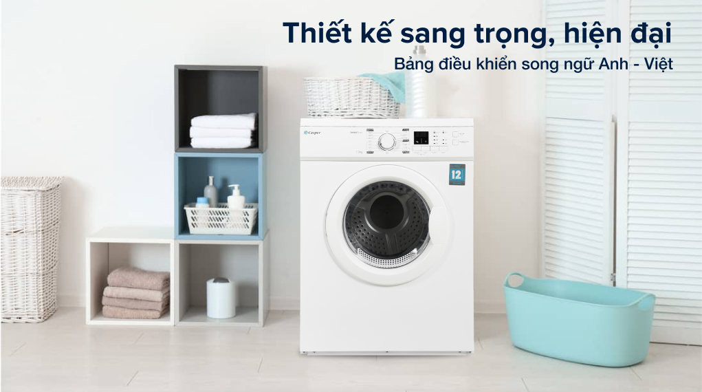 Máy sấy thông hơi Casper 7.2 Kg TD-72VWD - Thiết kế